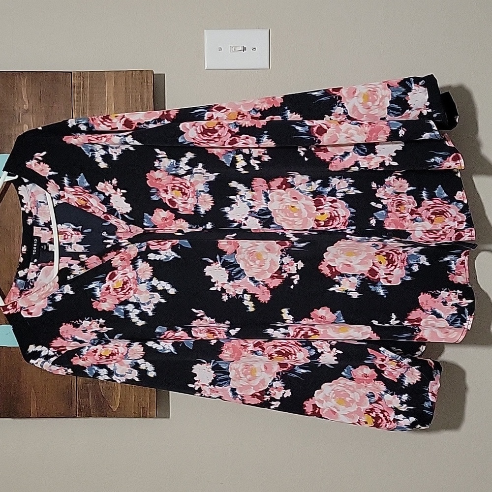 Torrid Studio Crepe De Chine Button Front Long Sleeve Blouse Women’s Size 4x